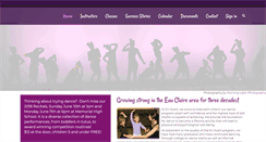 Desktop Screenshot of enavantdance.com